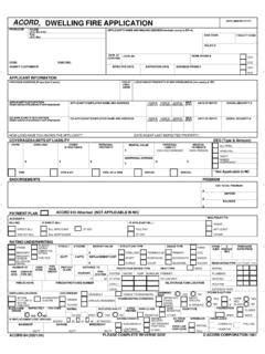 5 Tips For Dwelling Fire Acord Application