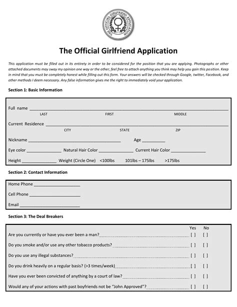 5 Ways To Fill Out A Gf Application Form