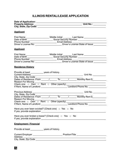 7 Essential Illinois Rental Application Form Tips