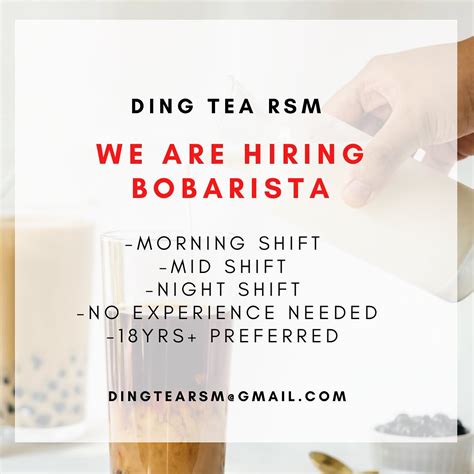 7 Ways To Ace A Ding Tea Job Application