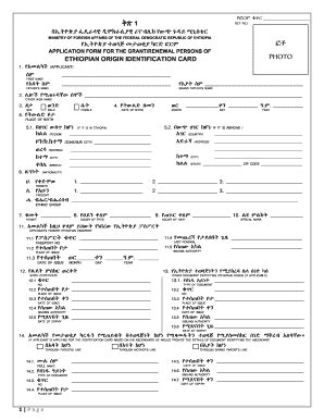 Ethiopian Yellow Card Application Form: A Step-By-Step Guide