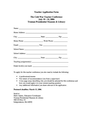 Side Hoe Application Form Download And Instructions